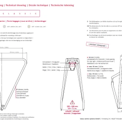 PORTE BAGAGE TUBUS FLY EVO BLACK 26-28" -Subrosa Soldes 40000