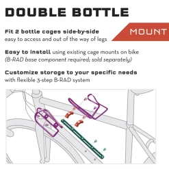 WOLFTOOTH ADAPTATEUR DOUBLE BOUTEILLE WOLF TOOTH B-RAD -Subrosa Soldes capture d ecran 2020 07 16 a 17 02 17