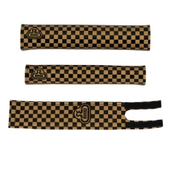 Se-bikes PADSET SE BIKES CHECKERBOARD GOLD/BLACK