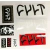 PACK DE STICKERS CULT RED -Subrosa Soldes pack de stickers cult 1