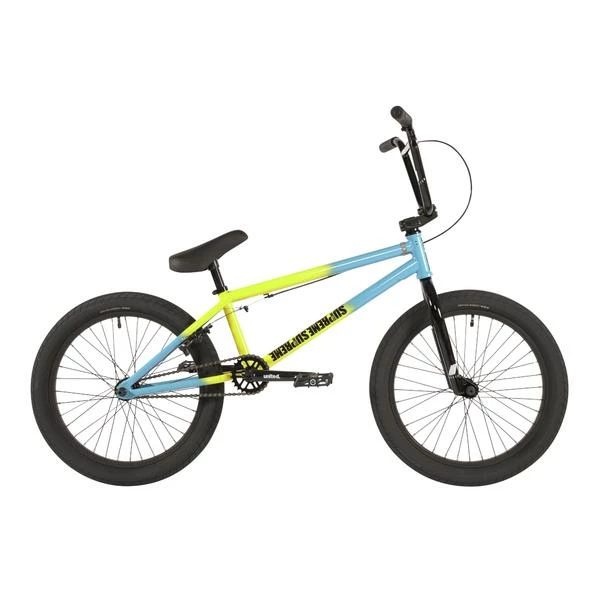 BMX UNITED SUPREME YELLOW TURQUOISE FADE 20.75'' 3 BMX UNITED SUPREME YELLOW TURQUOISE FADE 20.75''