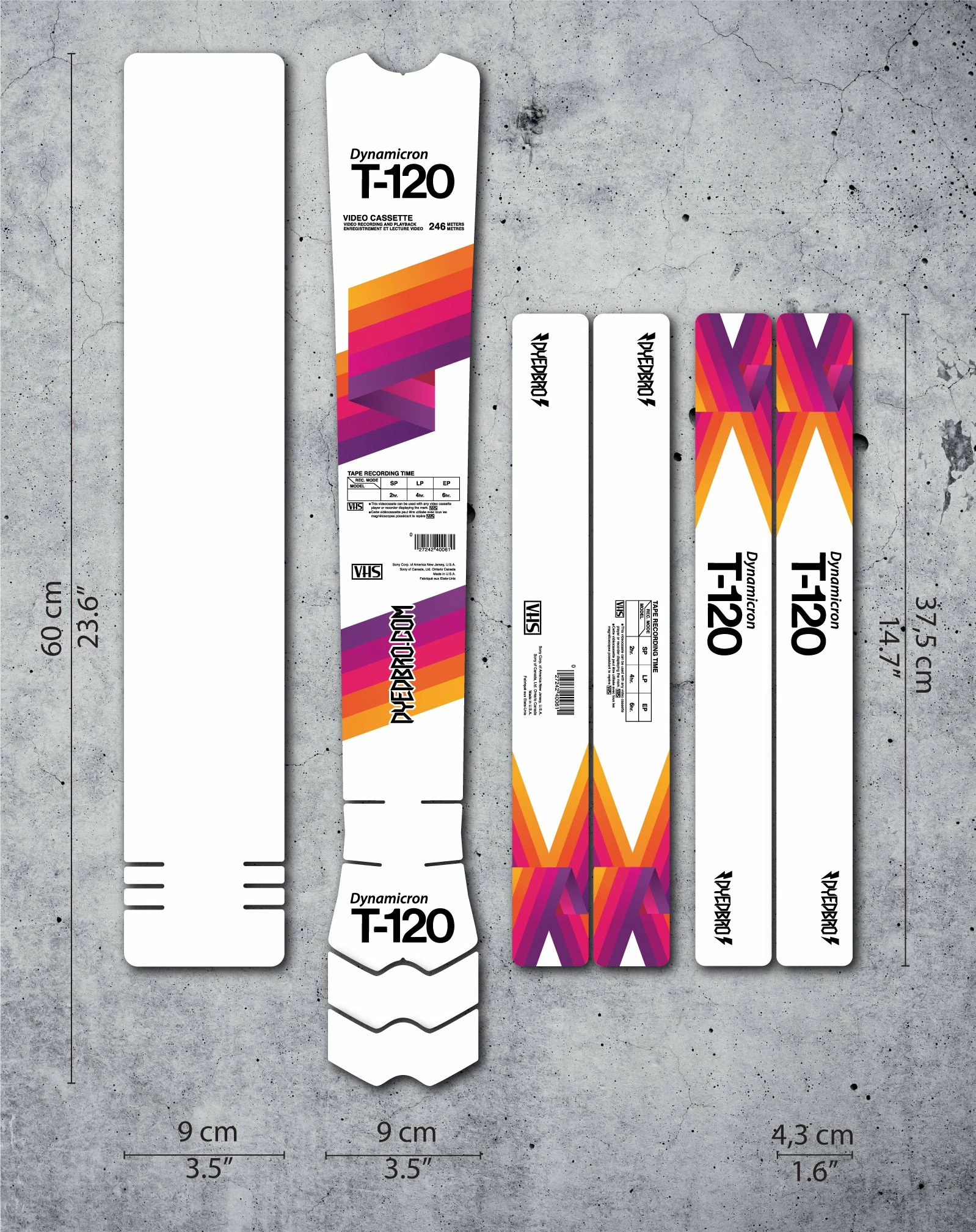 STICKERS DE PROTECTION DYEDBRO VIDEO TAPE 7 STICKERS DE PROTECTION DYEDBRO VIDEO TAPE – Image 5